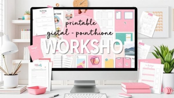 Creative digital printable workshop collage for the best side hustles for couples.