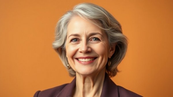 Confident businesswoman smiling, professional setting