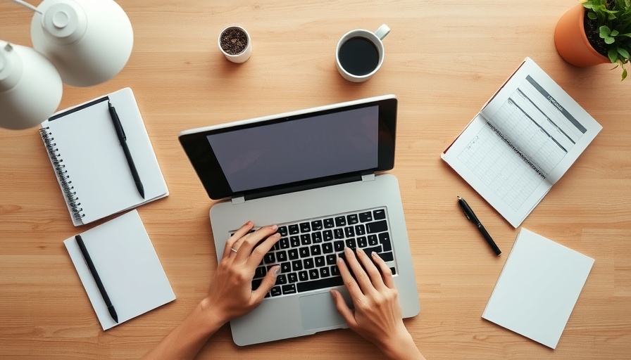 Tidy workspace showcasing tools to earn money with NiceSurveys.