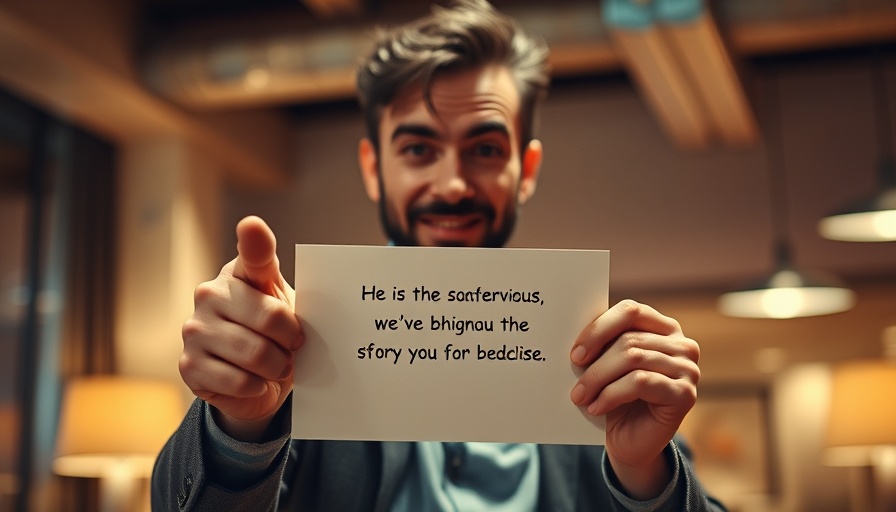 Confident man shares underrated side hustle idea indoors.