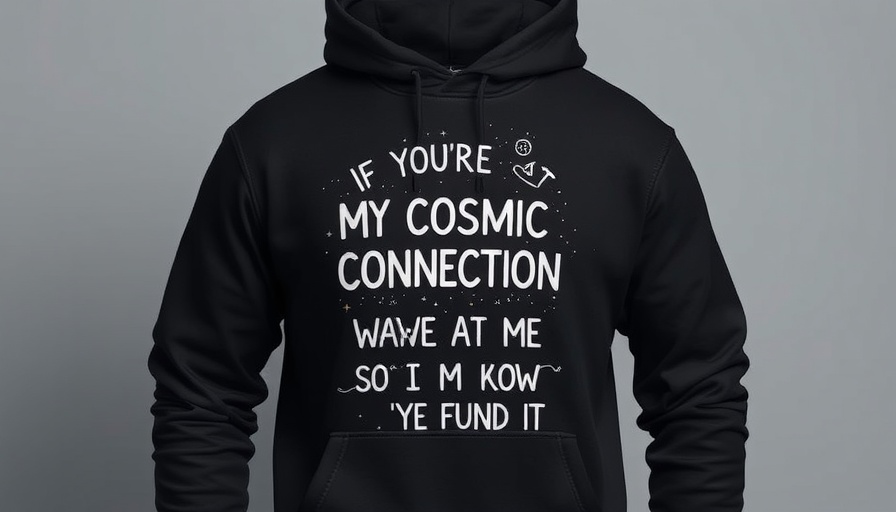 Google Nano Banana cosmic connection hoodie with galaxy design.