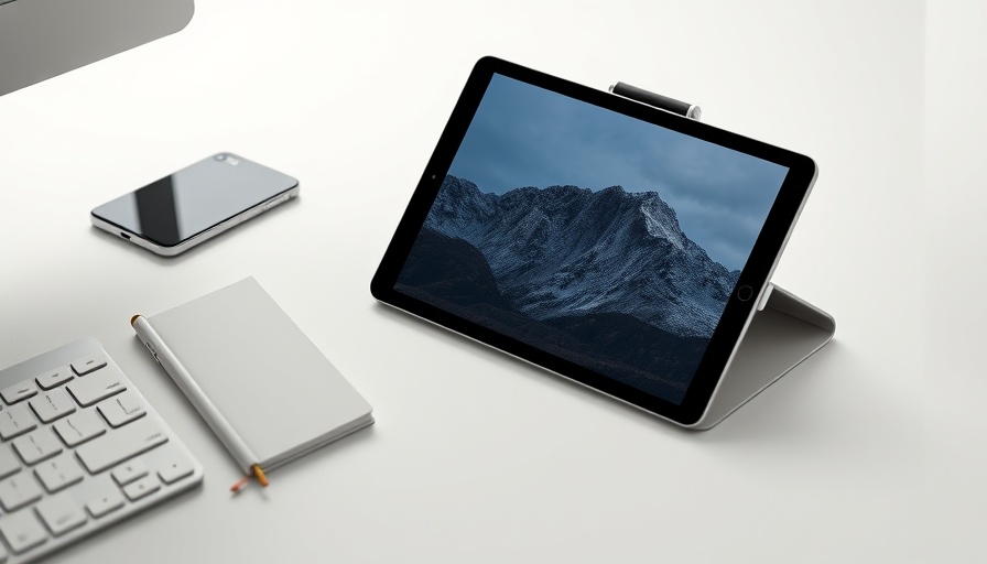 Renoworks AI tools showcased with modern tech devices on a sleek workspace.