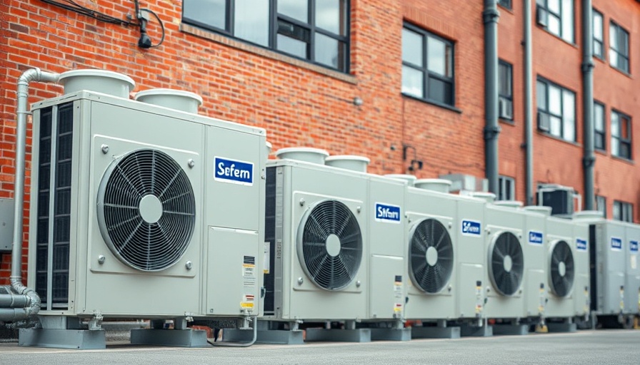 Industrial VRF systems for simultaneous heating and cooling