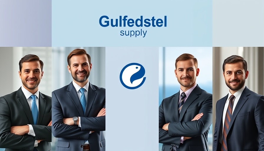 Gulfeagle Supply team expansion collage with five professionals.