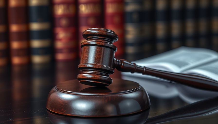 Gavel on table symbolizing Massachusetts construction tax fraud case.