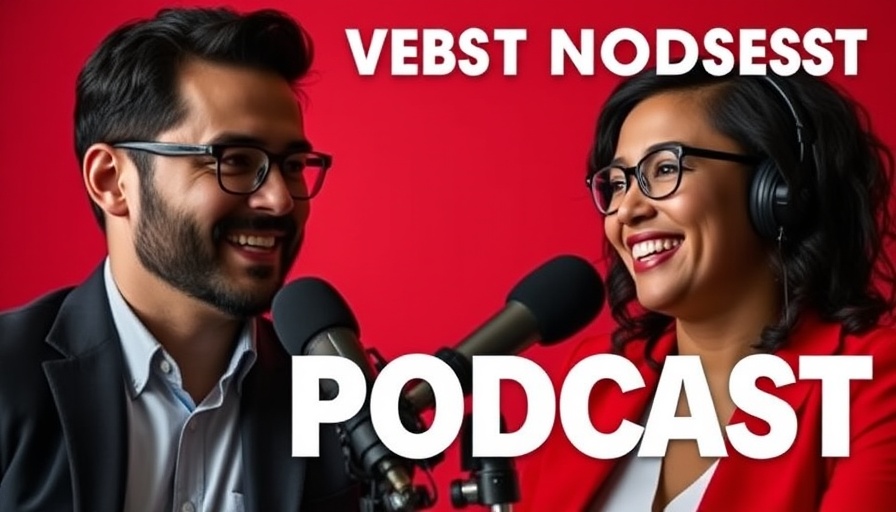 Podcast show on hurricane readiness with two speakers.