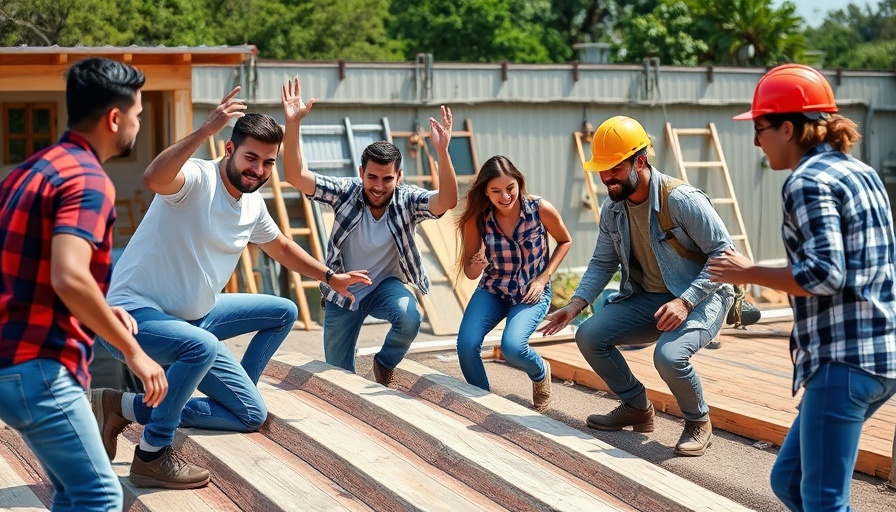 GAF Roofing Academy SkillBridge Program trainees in action.