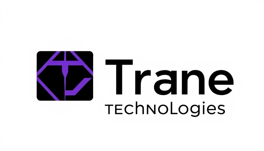 Modern Trane Technologies logo highlighting brand identity.
