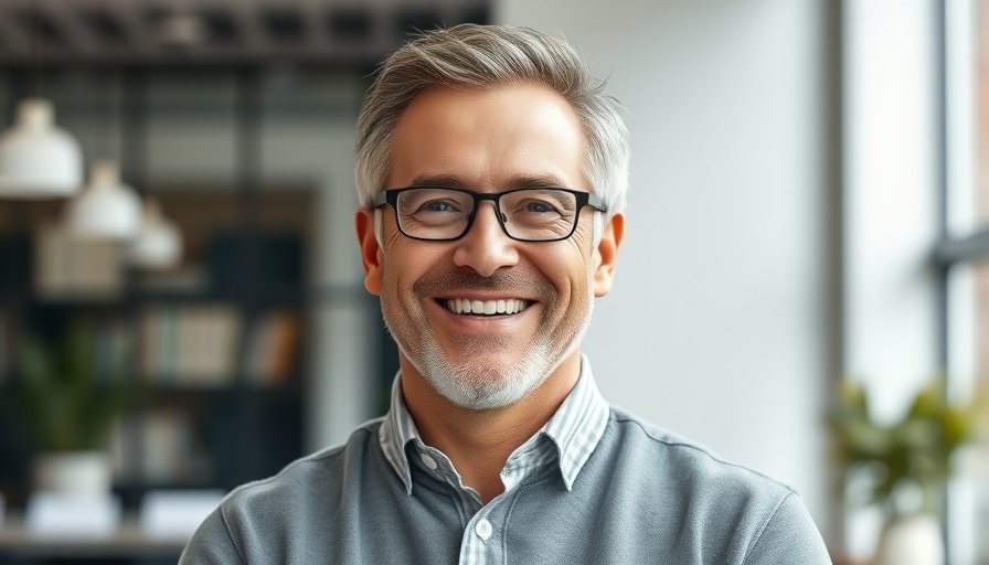 Confident man in modern office, A.O. Smith Digital Transformation