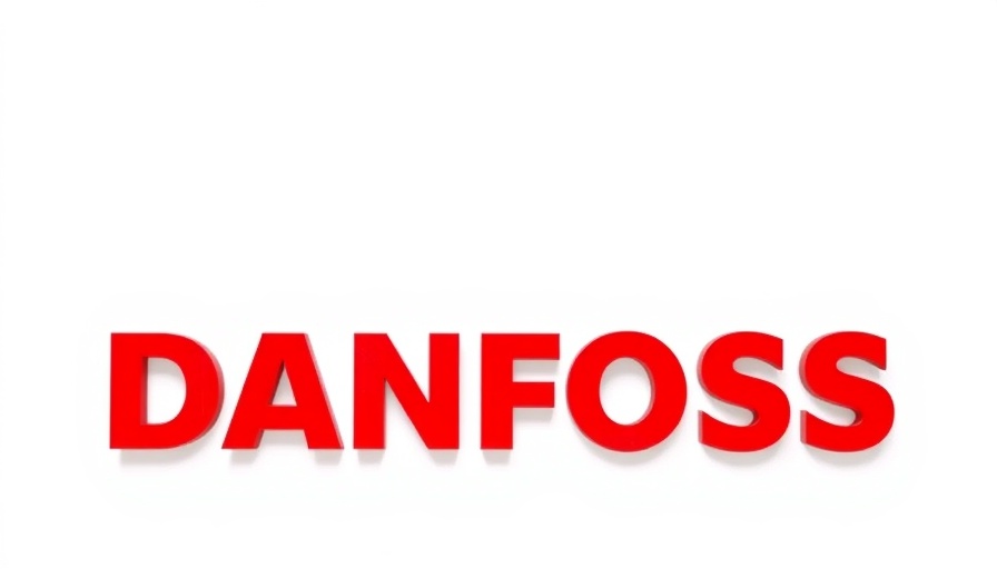 Danfoss logo in bold red against white background
