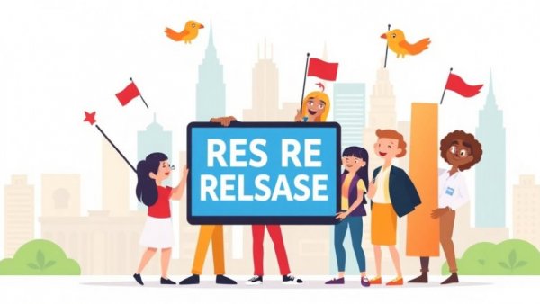 EIN Presswire homepage showing cartoon characters and press release distribution information.