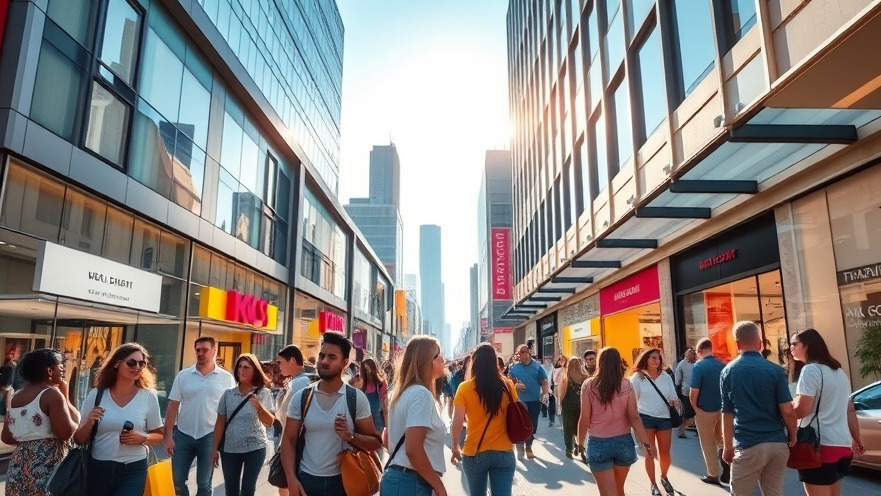 Vibrant retail development scene showcasing Aurora real estate and local business growth.