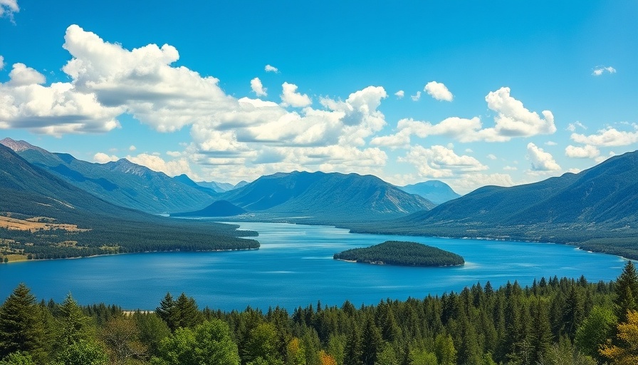 Scenic lake in Granby, Colorado with mountains and trees.