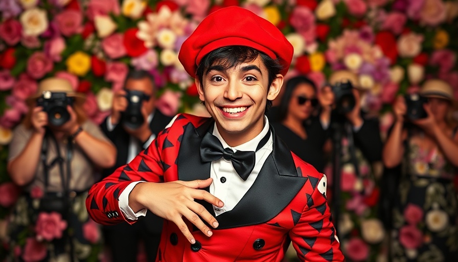 Playful Met Gala moment with piano costume at event