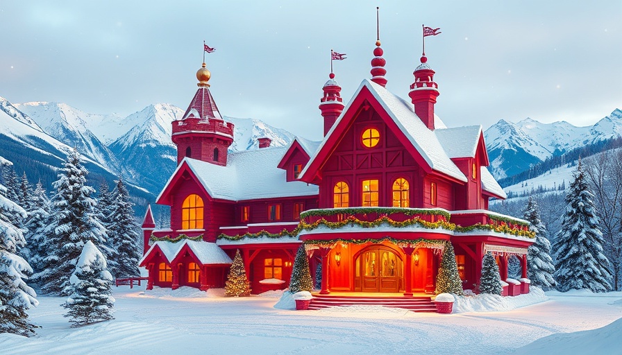 Castle Rock Holiday Card Art Contest festive landscape.