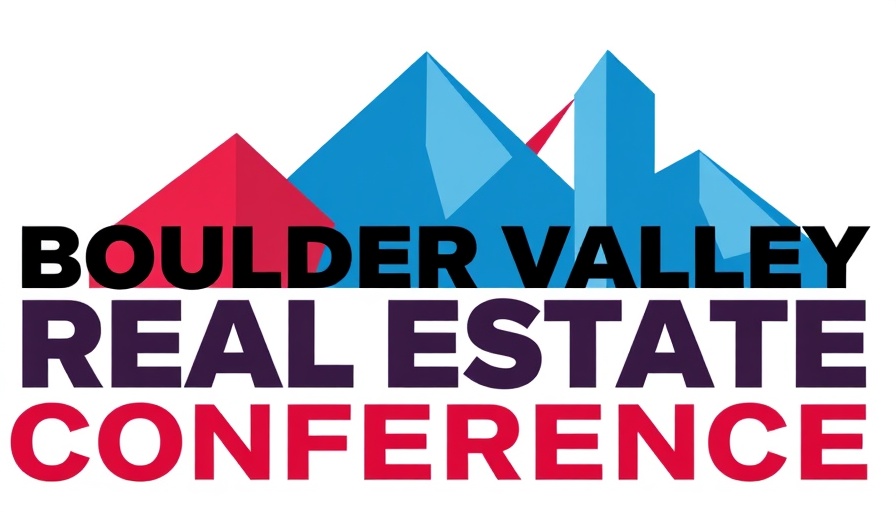 Boulder Valley Real Estate Conference logo with geometric building design.