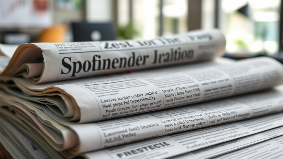 Close-up of financial newspapers, focus on investing in diversified portfolios.