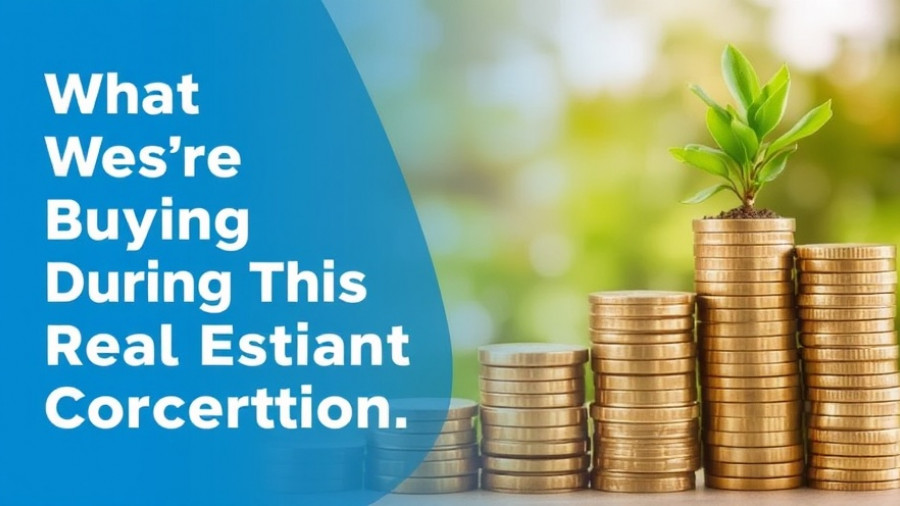 What We’re Buying During This Real Estate Correction