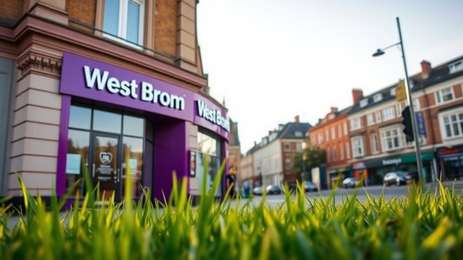 West Brom BS branch exterior amid mortgage rate cuts.