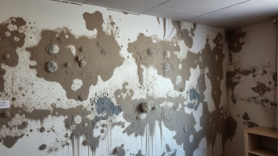 Severe mold on wall highlighting Islington licensing regulations for landlords.