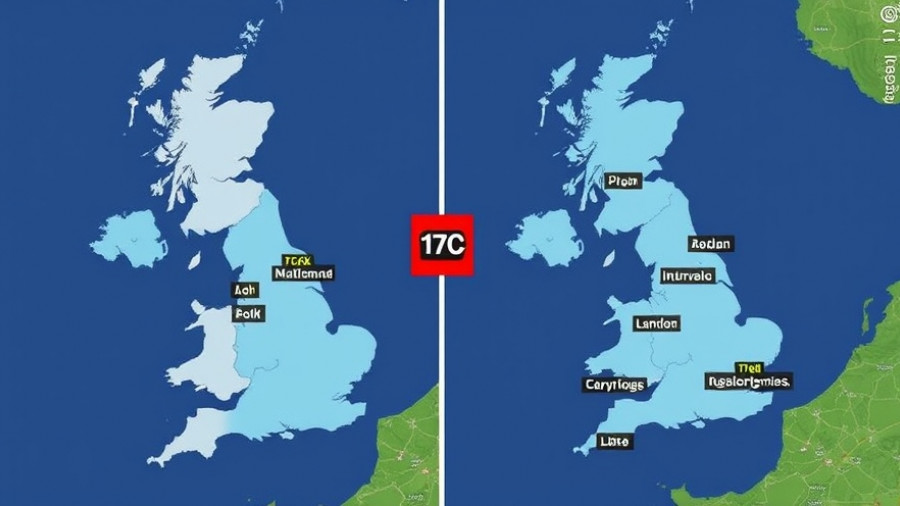 London weather map shows exact date 17C highs will be back