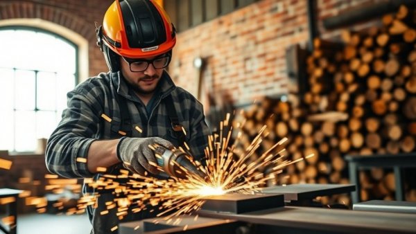 Focused worker in workshop illustrating renovation risk premium.