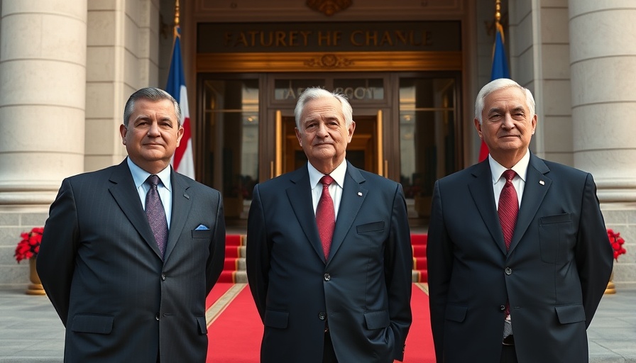 Formal meeting symbolizing closer military production ties.