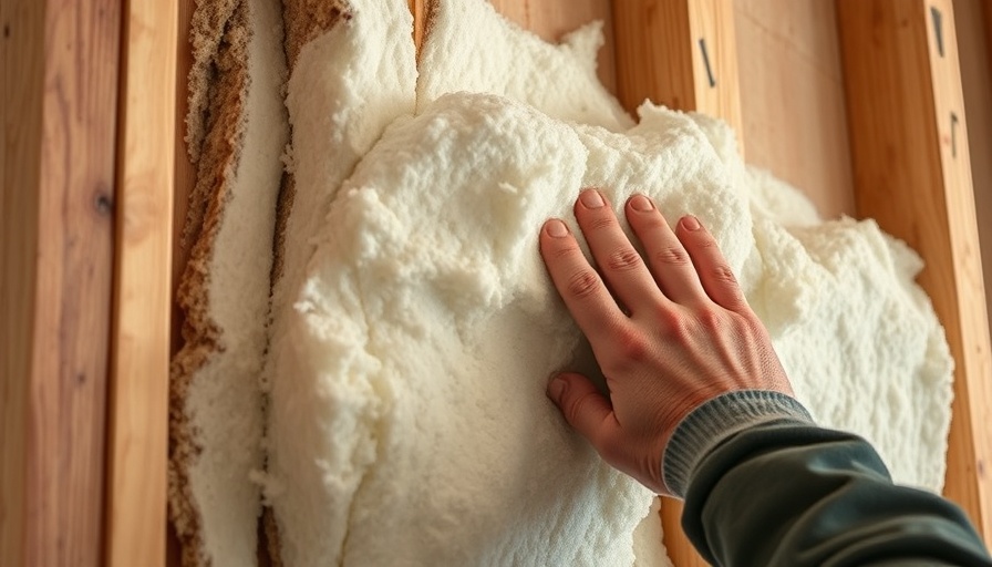 Worker hands installing internal wall insulation, showcasing benefits.