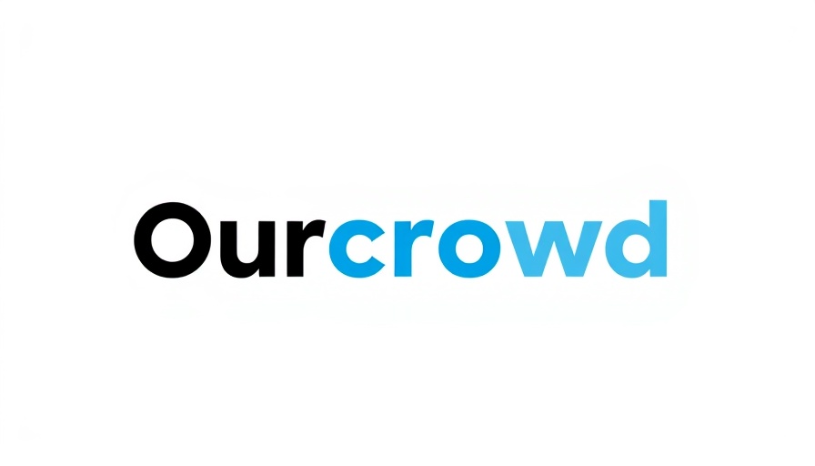 OurCrowd logo in black and blue on white background.