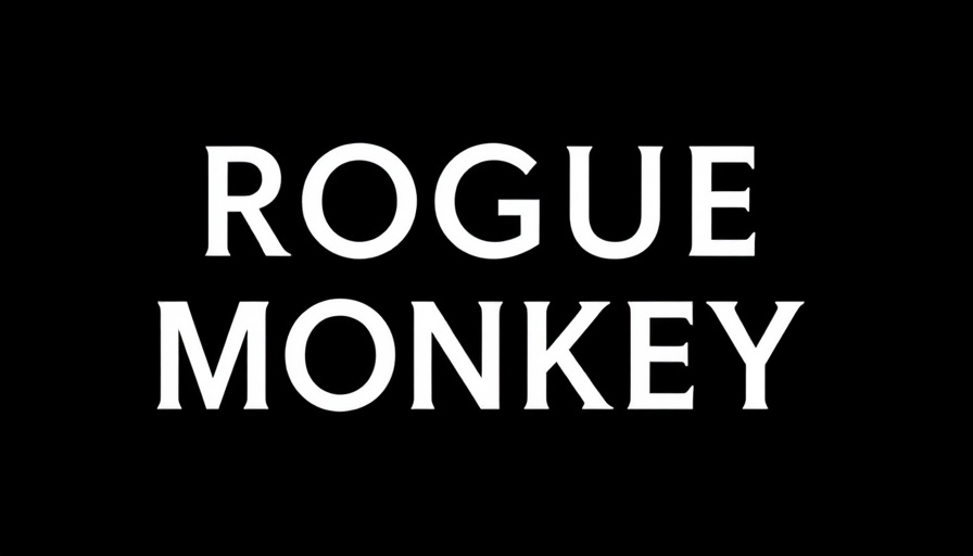 Bold text 'ROGUE MONKEY' on dark background