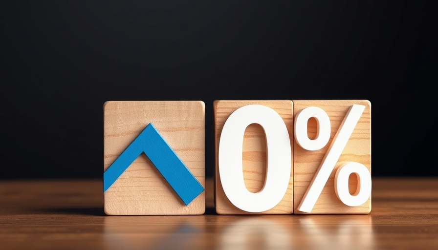 TMW to slash switcher rates: Wooden block with blue arrow and percentage symbol.