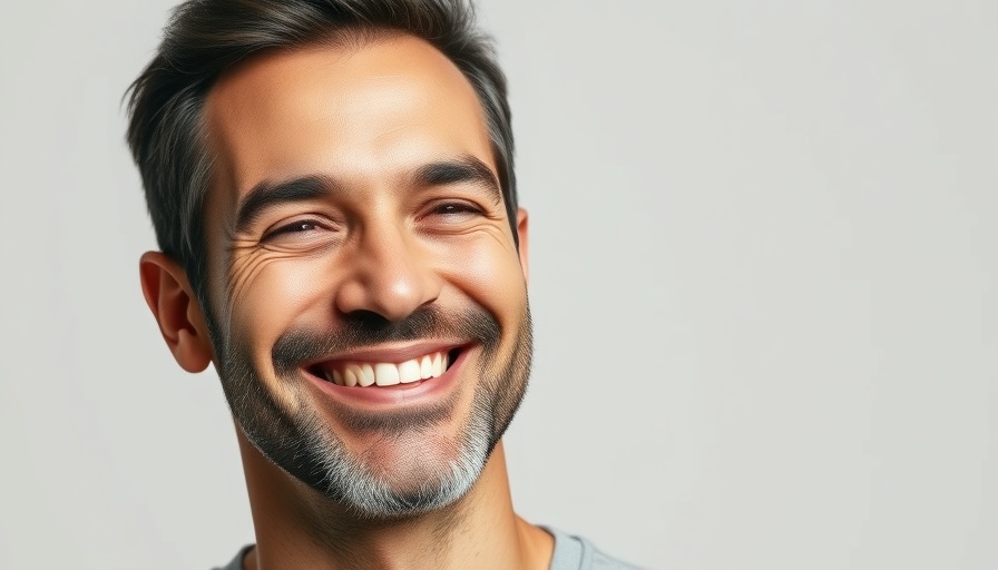 Smiling man's portrait in professional setting
