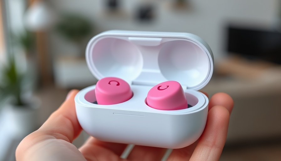 Google Pixel Buds Pro 2 in vibrant pink held in a white case.