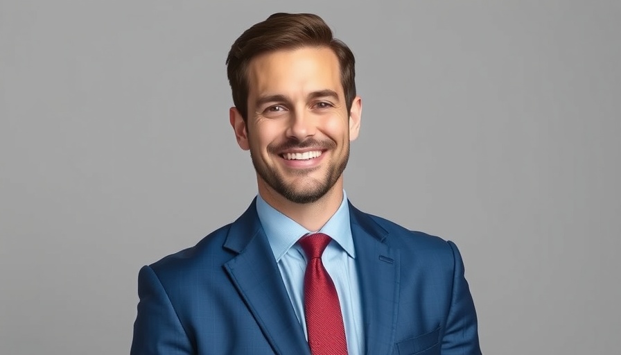Confident man in suit symbolizing profit improvement in Laing O’Rourke.
