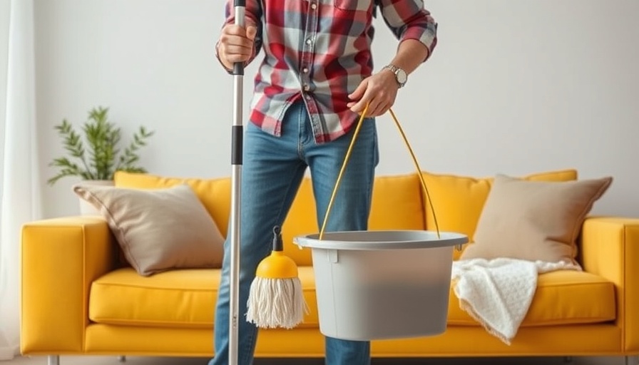 Regular cleaning in modern living room saves money over time.