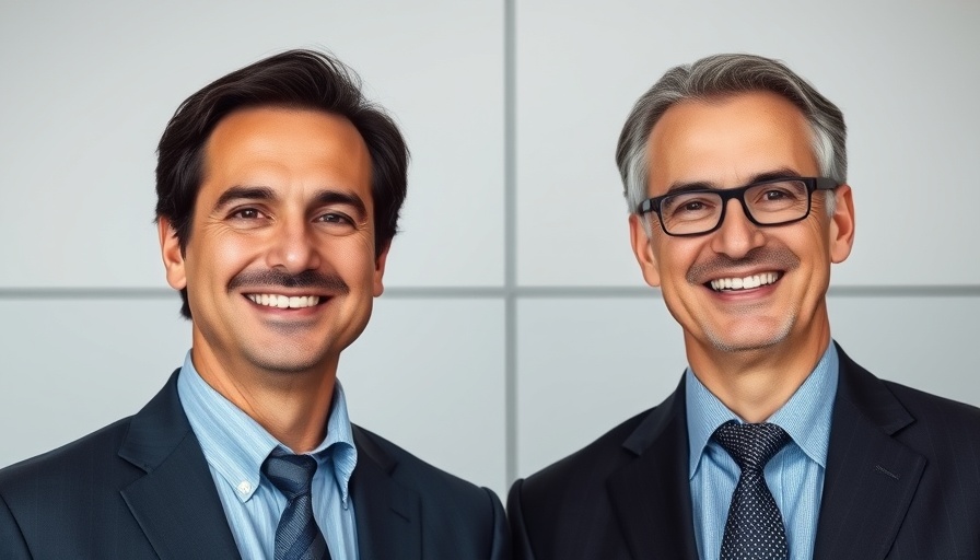 Two new team members smiling in business attire for Together.