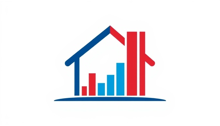 Minimalistic house logo with bar graph design for builder merchant sales.