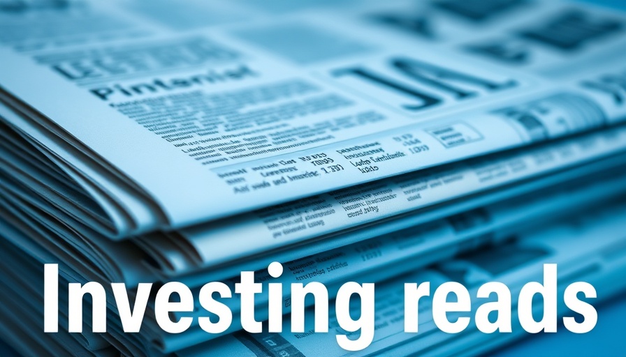 Financial newspapers under 'Investing reads' highlighting Property Impact on British Politics.