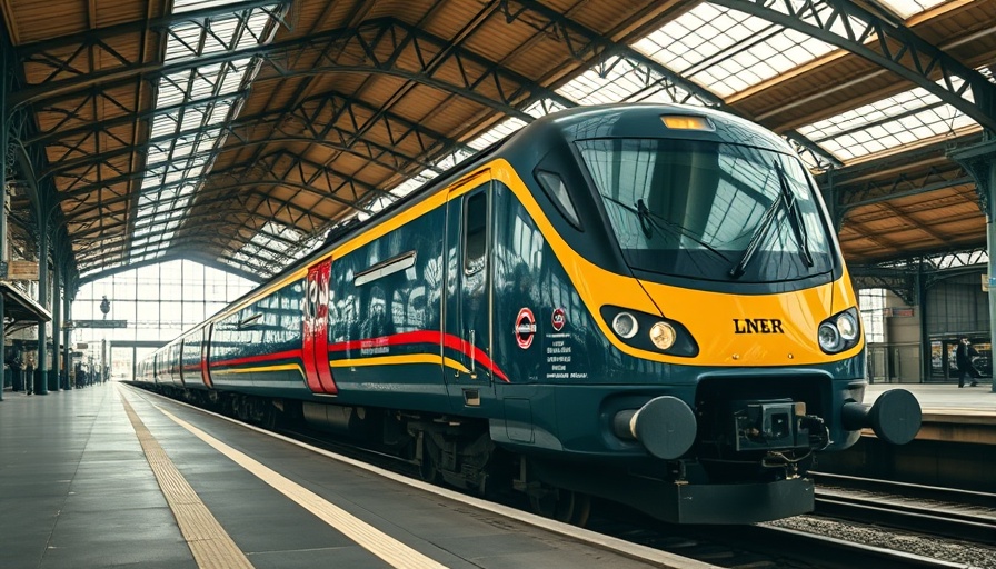 LNER train at station amid cyber-attack disclosure news.