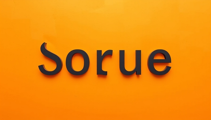 Minimalist text design for budget smartphones in India on orange background.