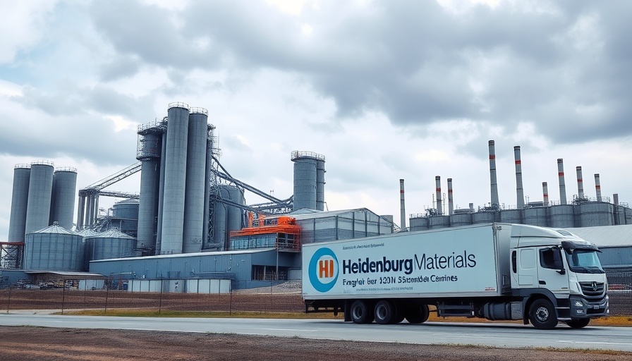 Padeswood cement facility showcasing carbon capture scheme.