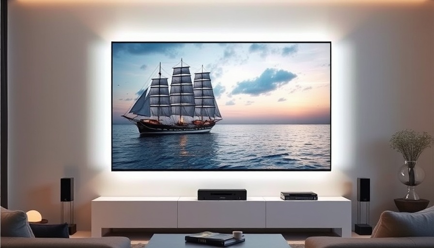 Modern TV displaying a ship, showcasing 4K Blu-ray releases September 2025.