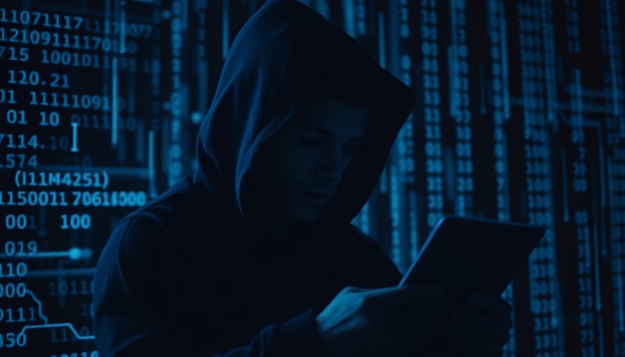 Cybersecurity concerns in smart & connected homes with digital code.