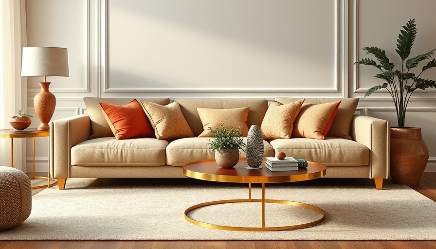 Win £500 to Spend at John Lewis: Elegant living room sofa with pillows.