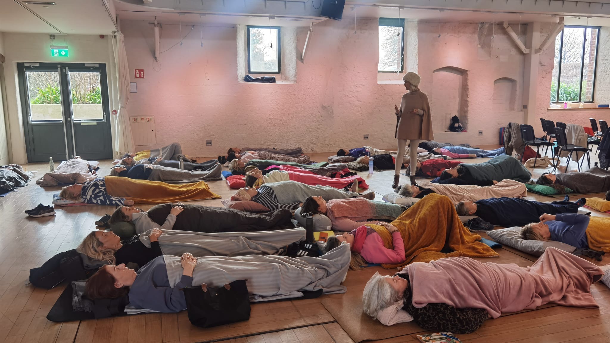 Man in office relaxing, showcasing a calm work environment.