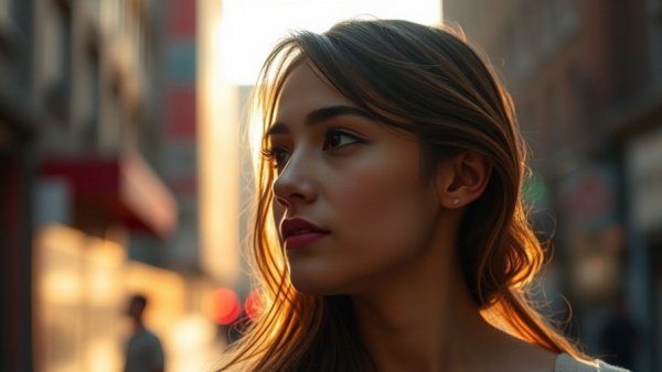 Serene young woman in soft sunlight, symbolizing healing verses for hard days.