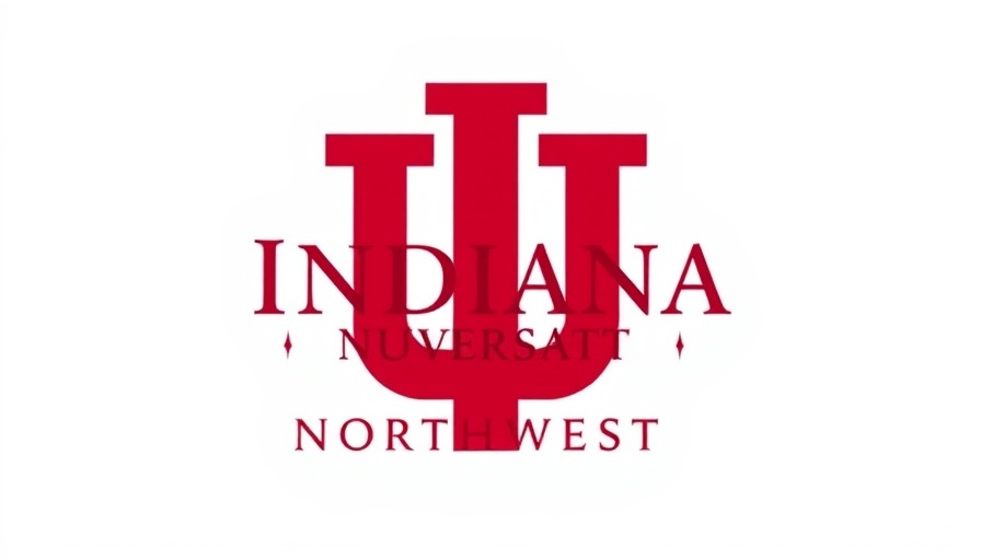 Indiana University Northwest emblem related to CURE courses in Lake County.