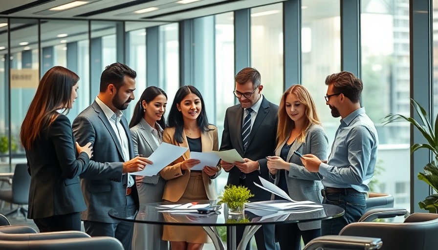 USDA employee buyouts discussion in a modern office.
