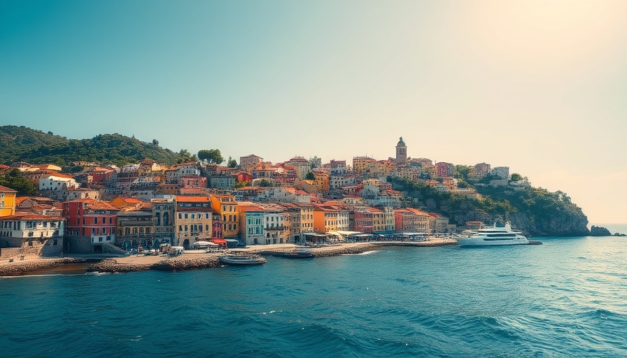 Scenic view of coastal buildings illustrating Carmel rental cap ordinance.