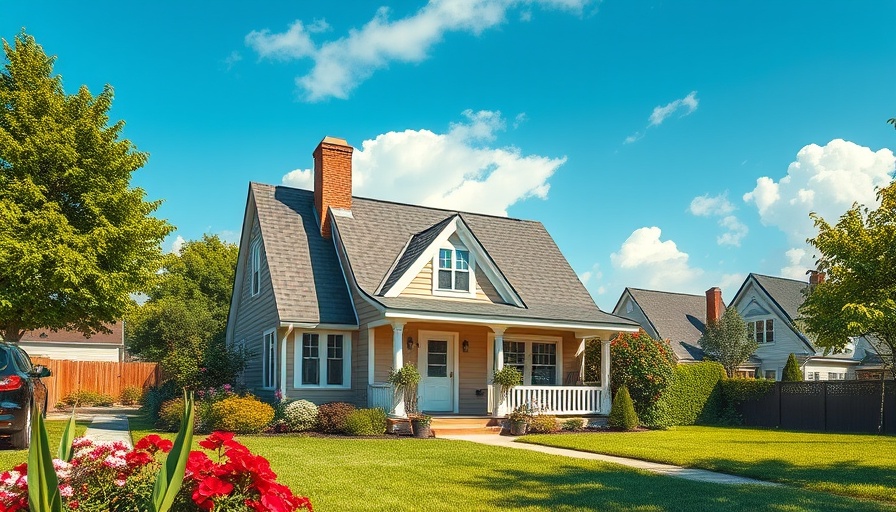 Suburban home ownership in Vigo County with garden
